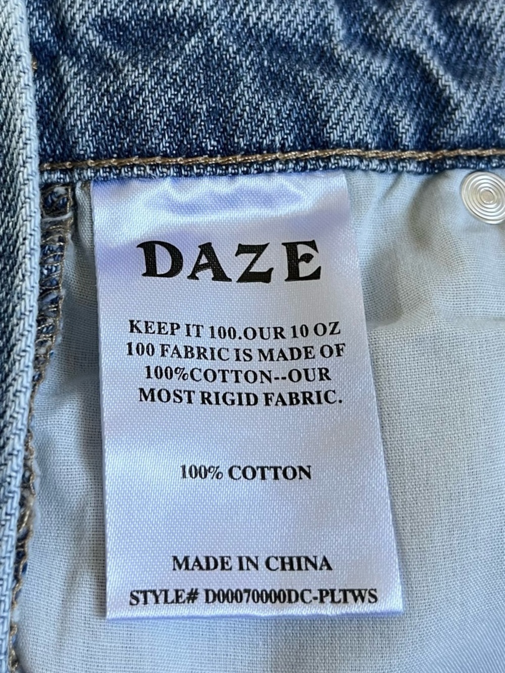 NWT DAZE Canyon Barrel Leg Overalls M - Picture 7 of 9